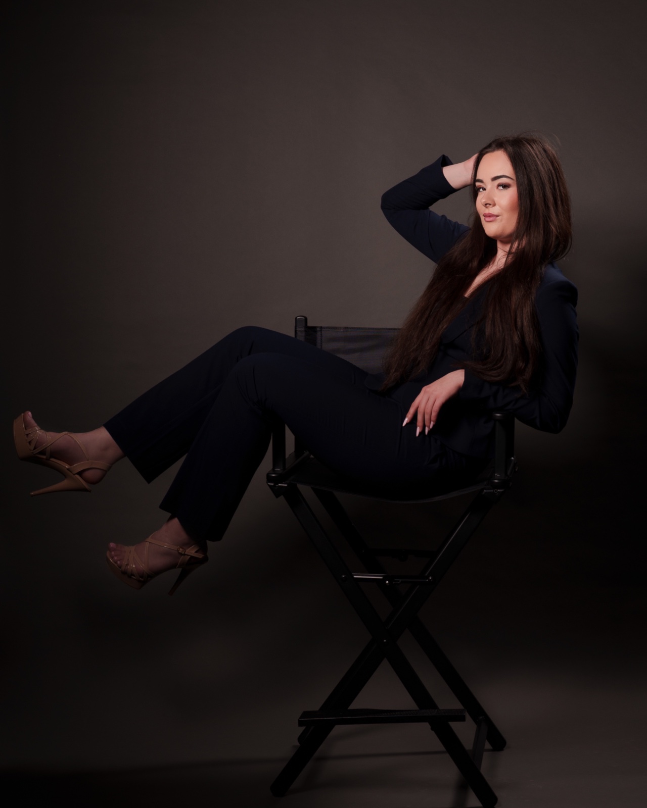 Luna tijdens de shoot bij The Light Portraits